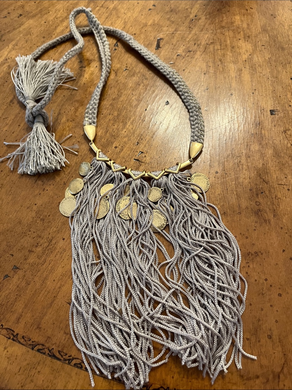 Stella and Dot Samar fringe necklace.